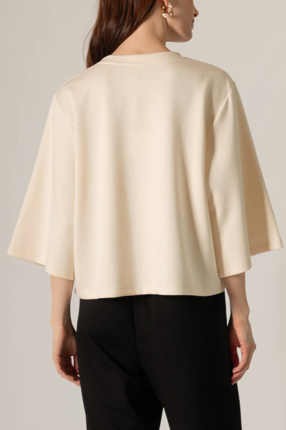 P. CILL Butter Modal 3/4 Sleeve Top