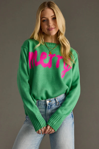 Merry Sweater in Mint Green