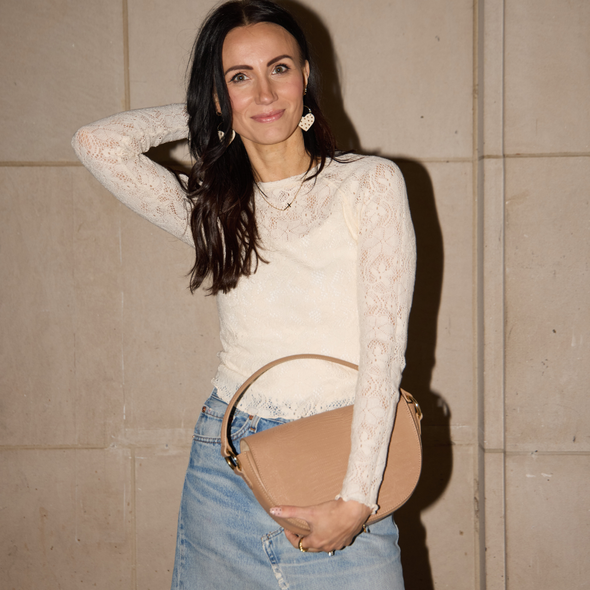 Ecru Studded Harlow