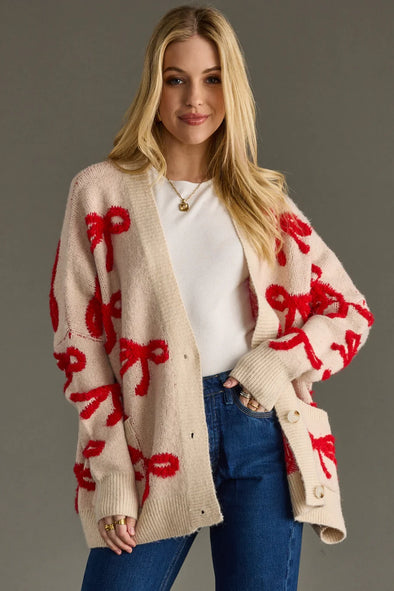 Bow Cardigan