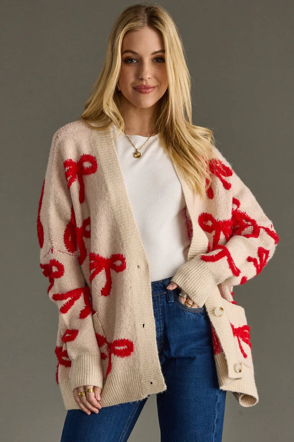 Bow Cardigan