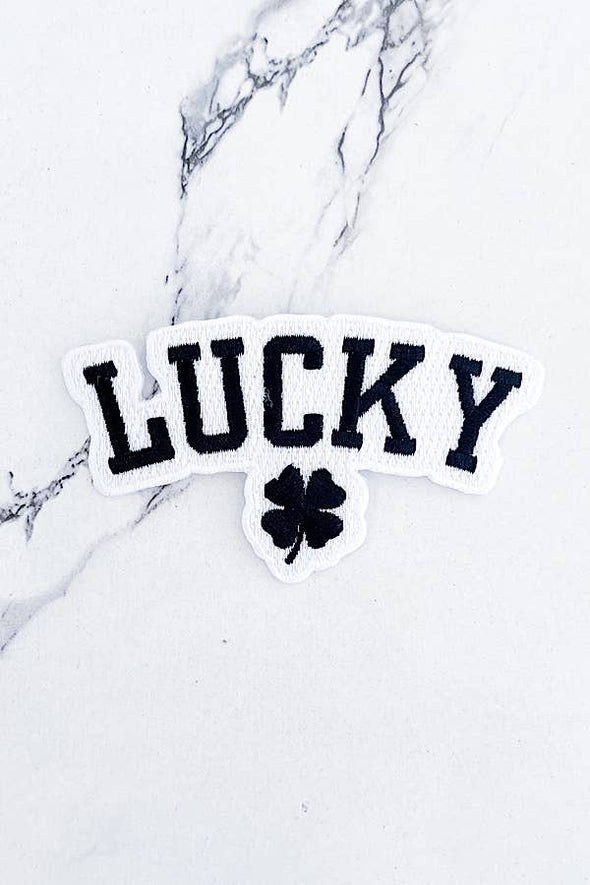 Lucky Embroidered Patch