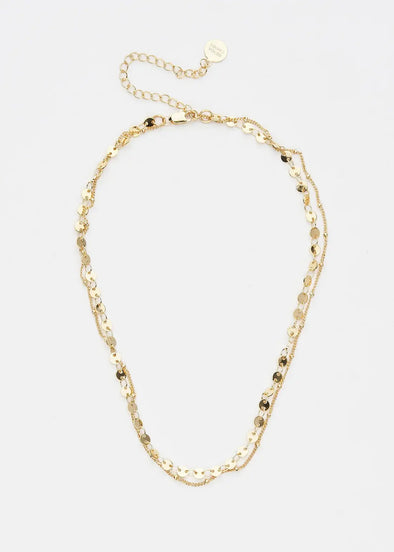 Mini Circle Layered Choker
