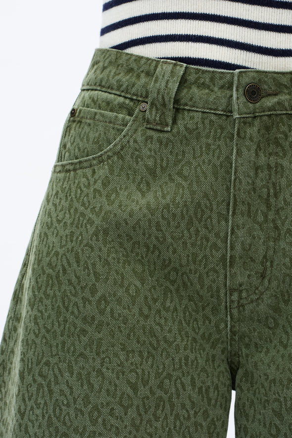 Leopard Haze Denim