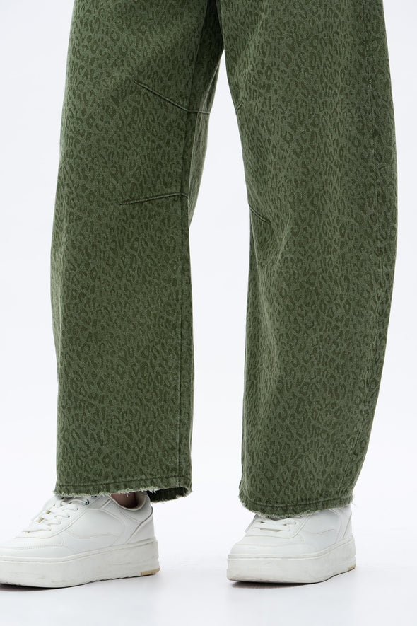 Leopard Haze Denim