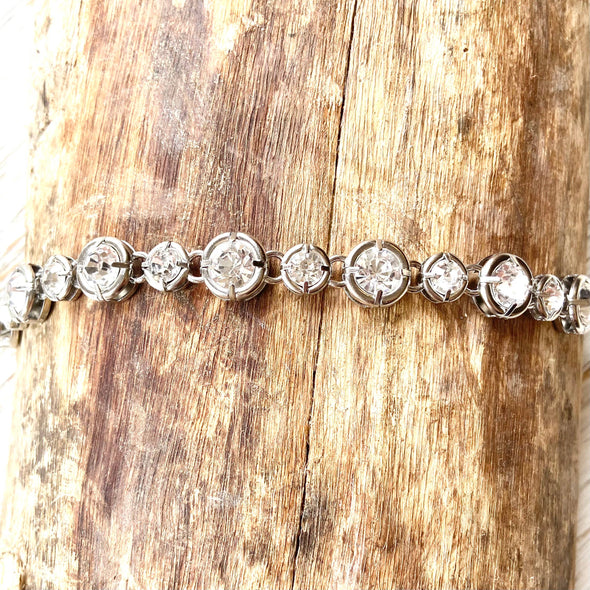 Crystal bracelet chunky boutique salon jewelry statement