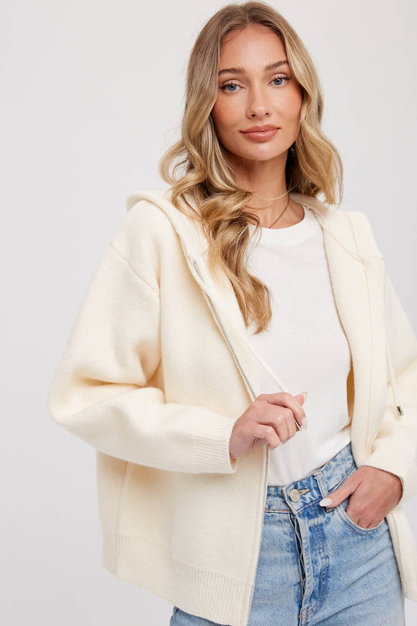 August Sweater Zip Up