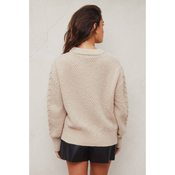 Chunky Cable Knit Sweater