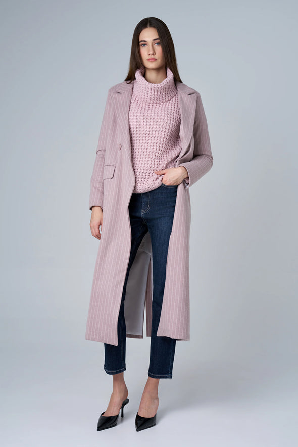 Astrid Chunky Knit Sweater in Pink