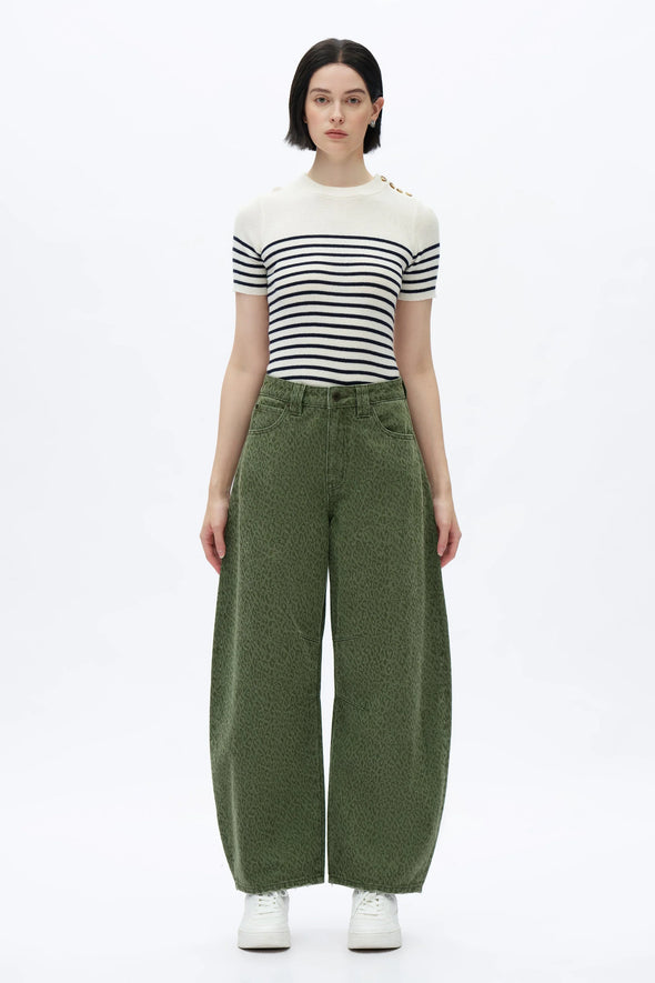 Leopard Haze Denim