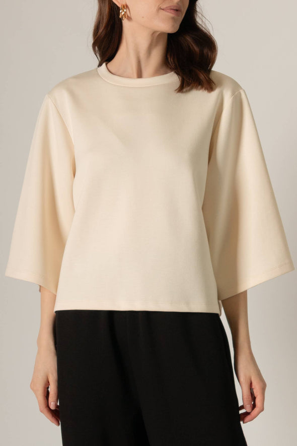 P. CILL Butter Modal 3/4 Sleeve Top