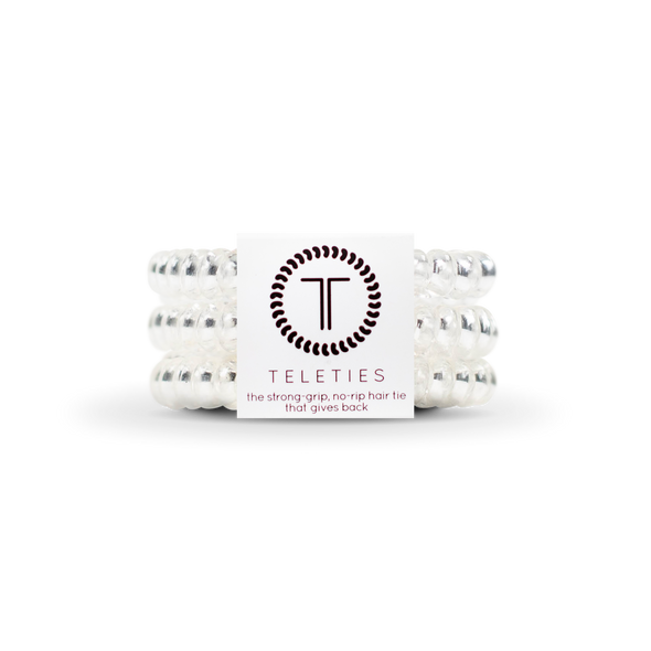 Spiral Hair Coils | Small | Crystal Clear Hair Ties