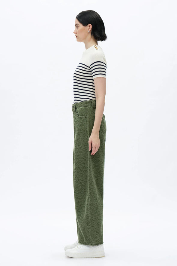 Leopard Haze Denim