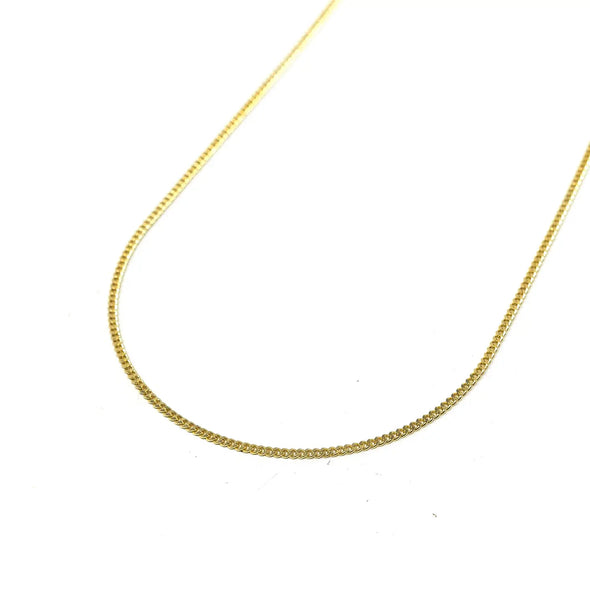 Skinny Curb Chain Necklace