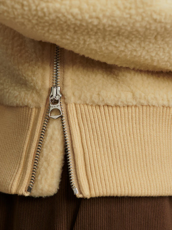 Jaylin Half-Zip Fleece In Reed Yellow