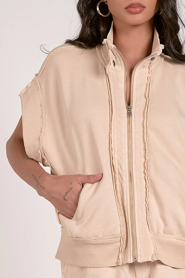 Sand Zipper Vest