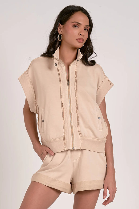 Sand Zipper Vest