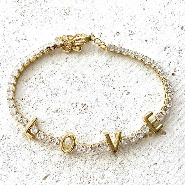 Crystal LOVE Bracelet