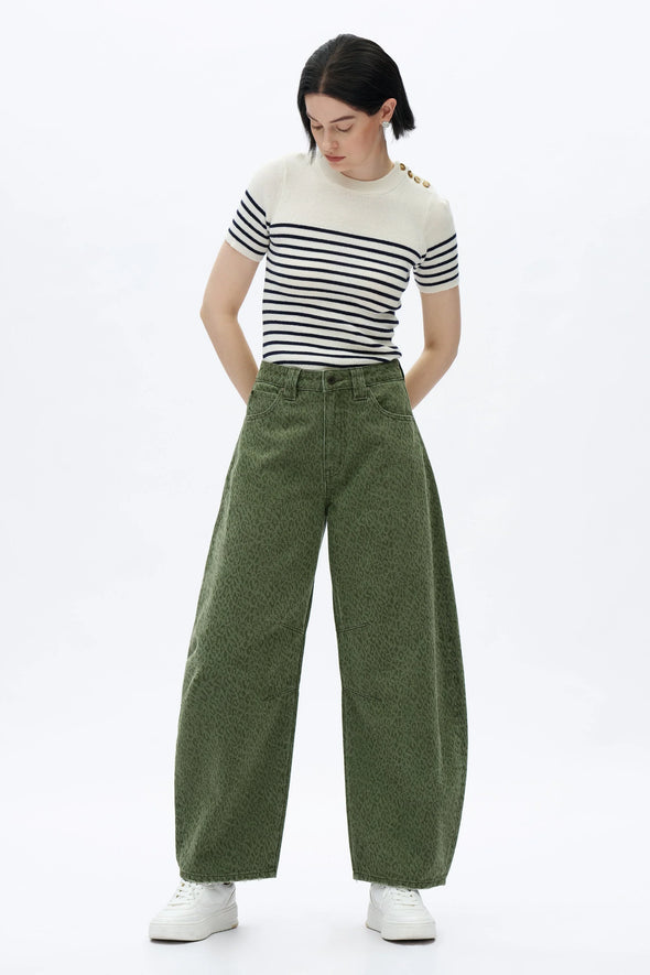 Leopard Haze Denim
