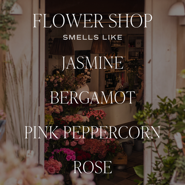 Flower Shop 15 oz Soy Candle, Matte Jar - Home Decor & Gifts