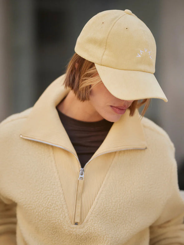 Jaylin Half-Zip Fleece In Reed Yellow