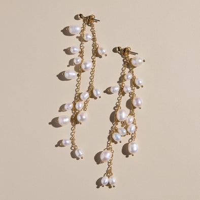 Pearl Cascade Drop Studs