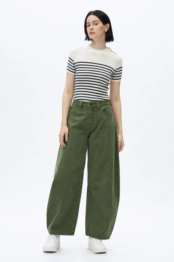 Leopard Haze Denim