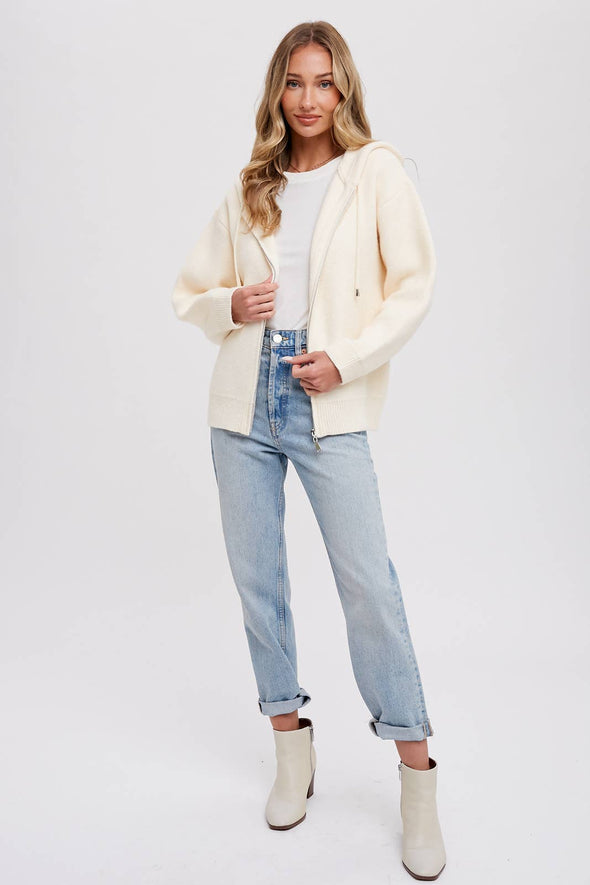 August Sweater Zip Up