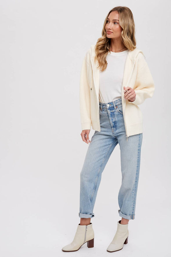 August Sweater Zip Up