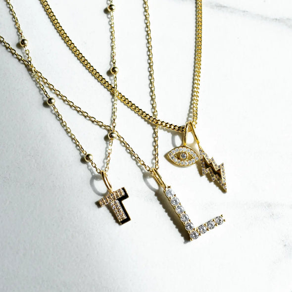 Skinny Curb Chain Necklace