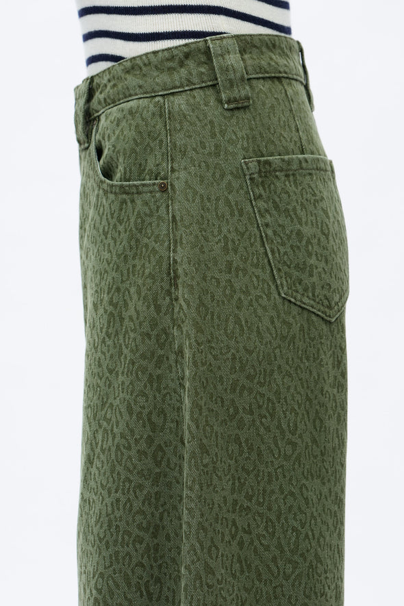 Leopard Haze Denim