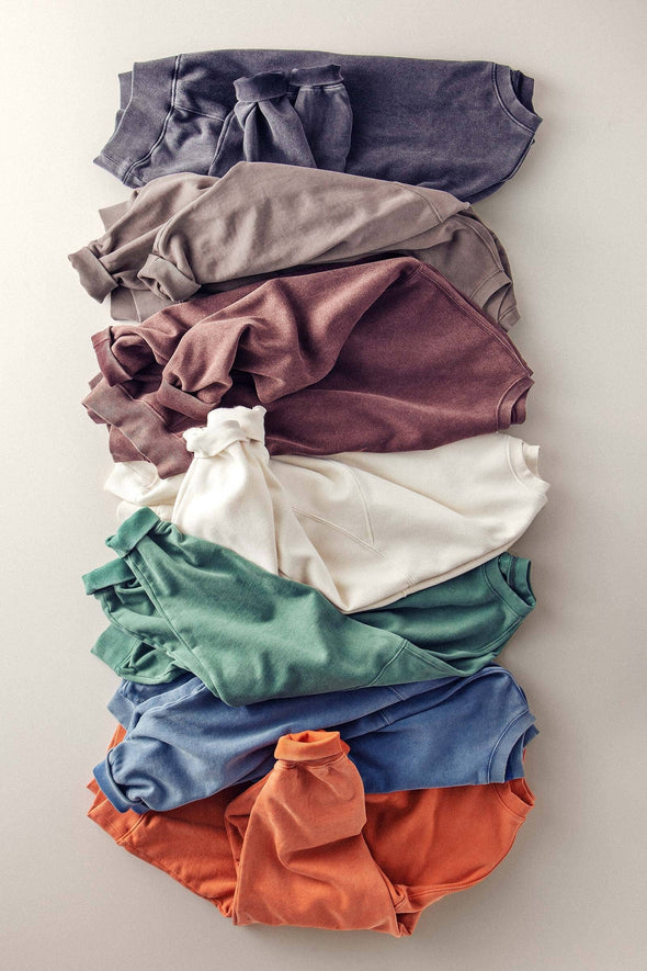 Pigment Washed Relaxed Fit Sweatshirt