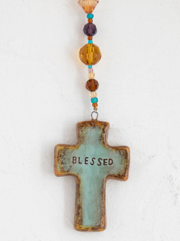 Cross Car Charm