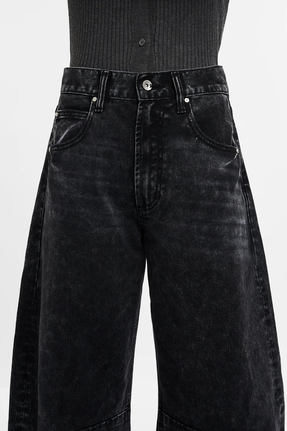 Katia Tailored Barrel Jean In Black