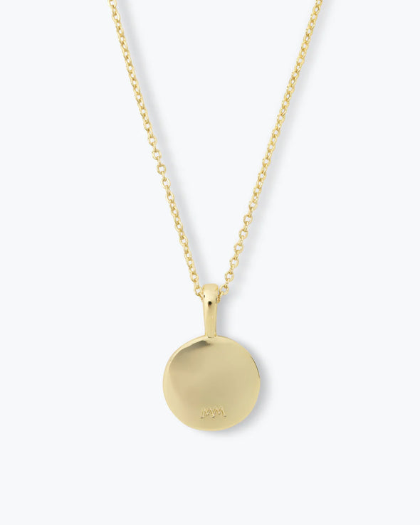 Baby Love Letters Medallion Necklace