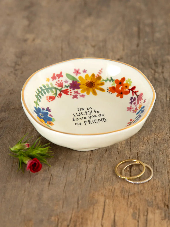 Lucky Friend Perfect Little Trinket Bowl