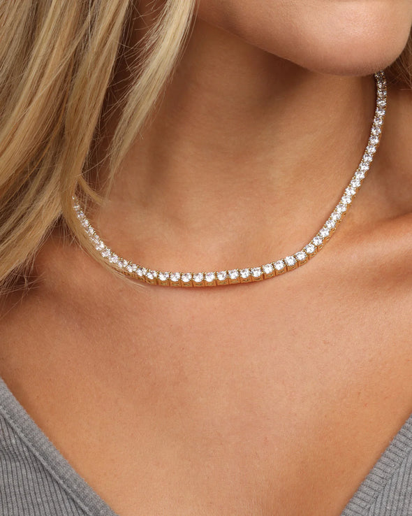 Grand Heiress Tennis Necklace 16"