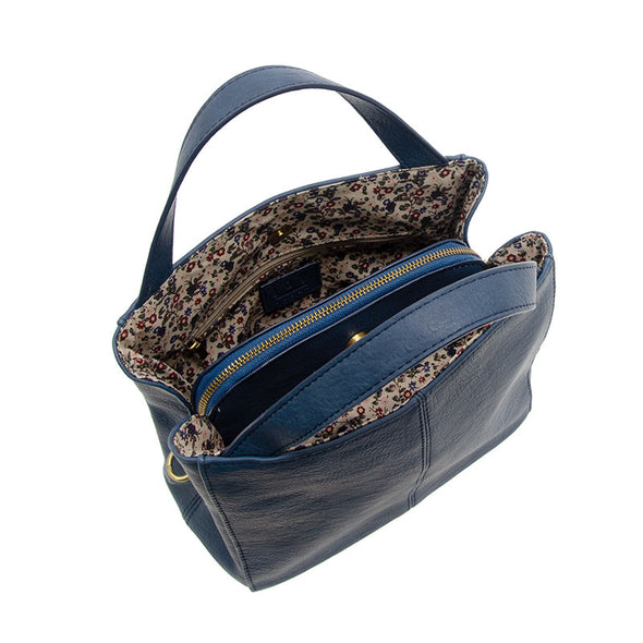 Brandi Convertible Crossbody Handbag In Bright Navy