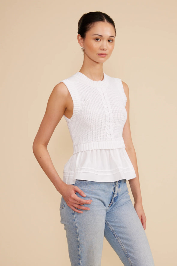 Millie Mixed Media Top