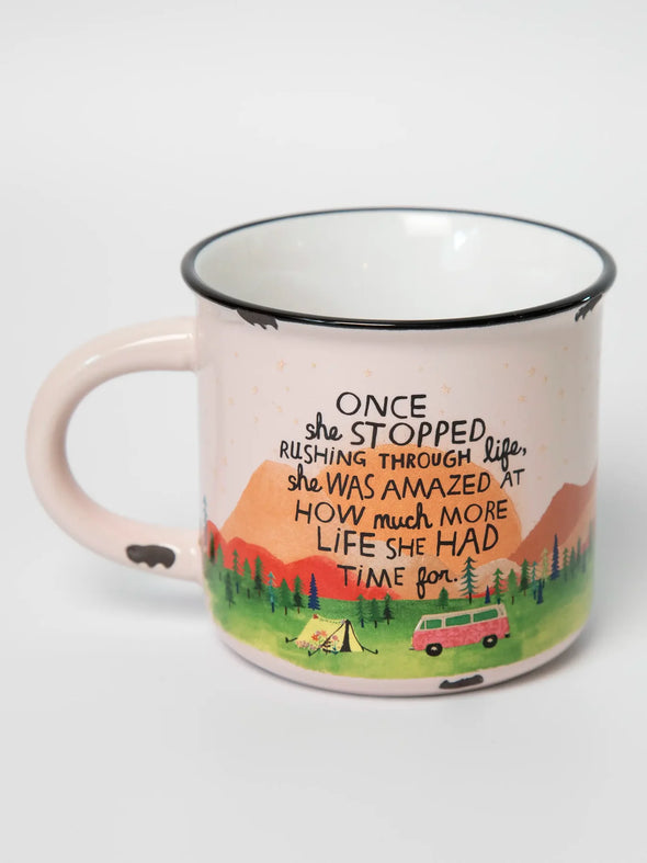 Camp Mug Once She Stopped Rushing
