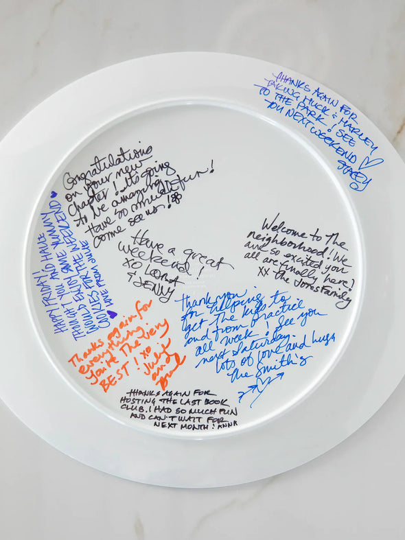 Melamine Giving Plate Cream