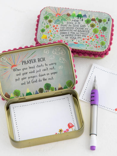 Tin Prayer Box God Created You