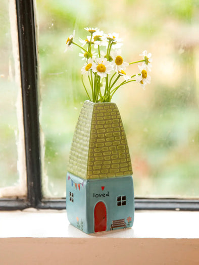 Cottage Bud Vase Loved