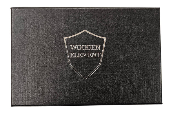 Wood/Resin Smart Wallets Black Gold