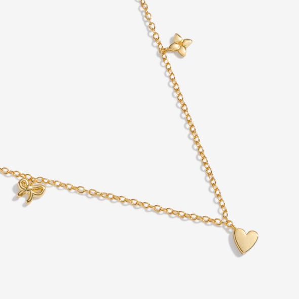 Mini Charms Charm Necklace In Gold-Tone Plating