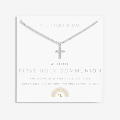 Kids' A Little 'First Holy Communion Necklace In Silver Plating