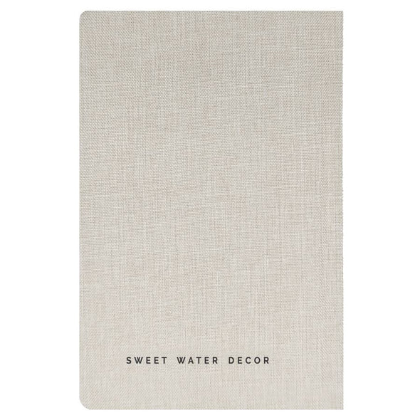 Tan One Line A Day Fabric Journal