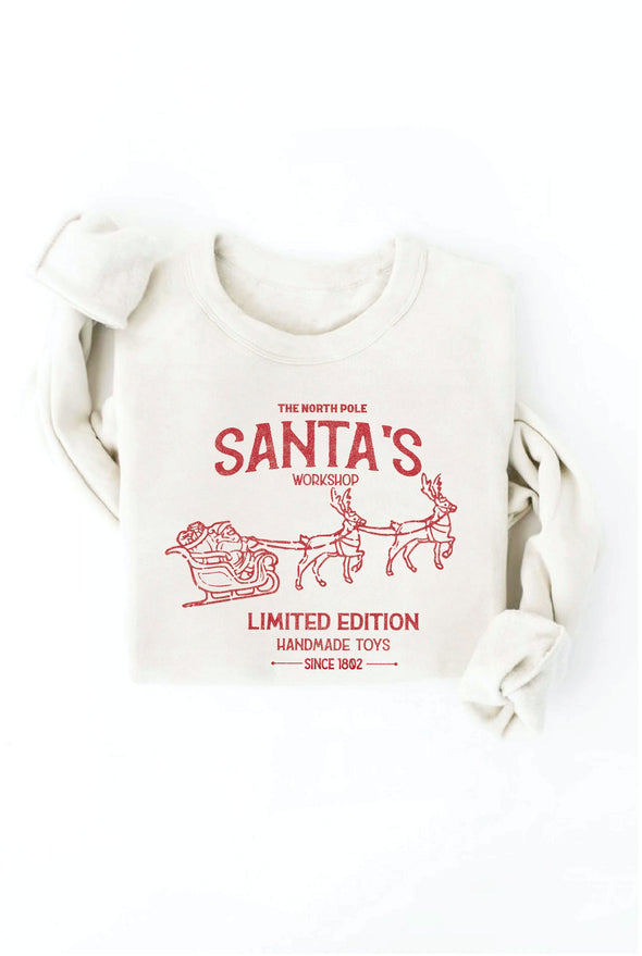 the North Pole Santa's Graphic Sweatshirt