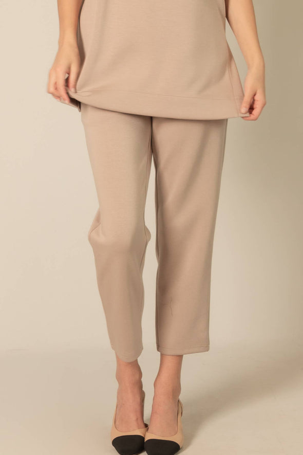 P. CILL Butter Modal Waist Band Ankle Pants