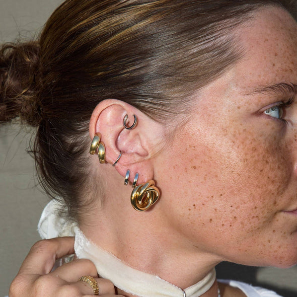 Oversized Knot Studs
